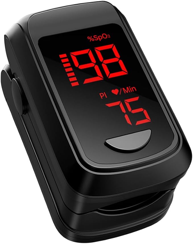 HOLFENRY Pulse Oximeter Fingertip - Large Display Oxygen Monitor Fingertip with Fast 5-8s…