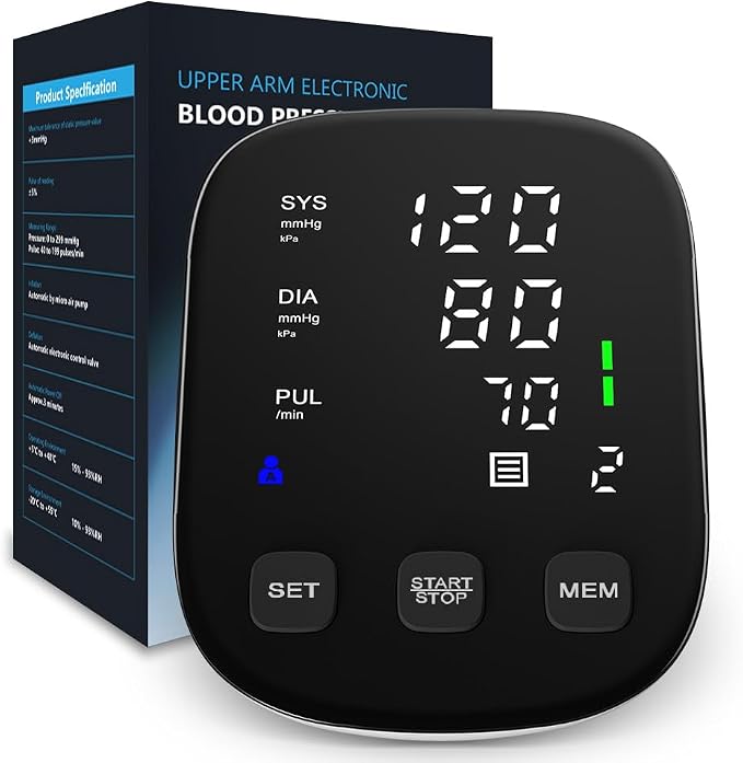 HOLFENRY Upper Arm Blood Pressure Monitor - FDA 510(k) Cleared Class II, Automatic BP Mac…